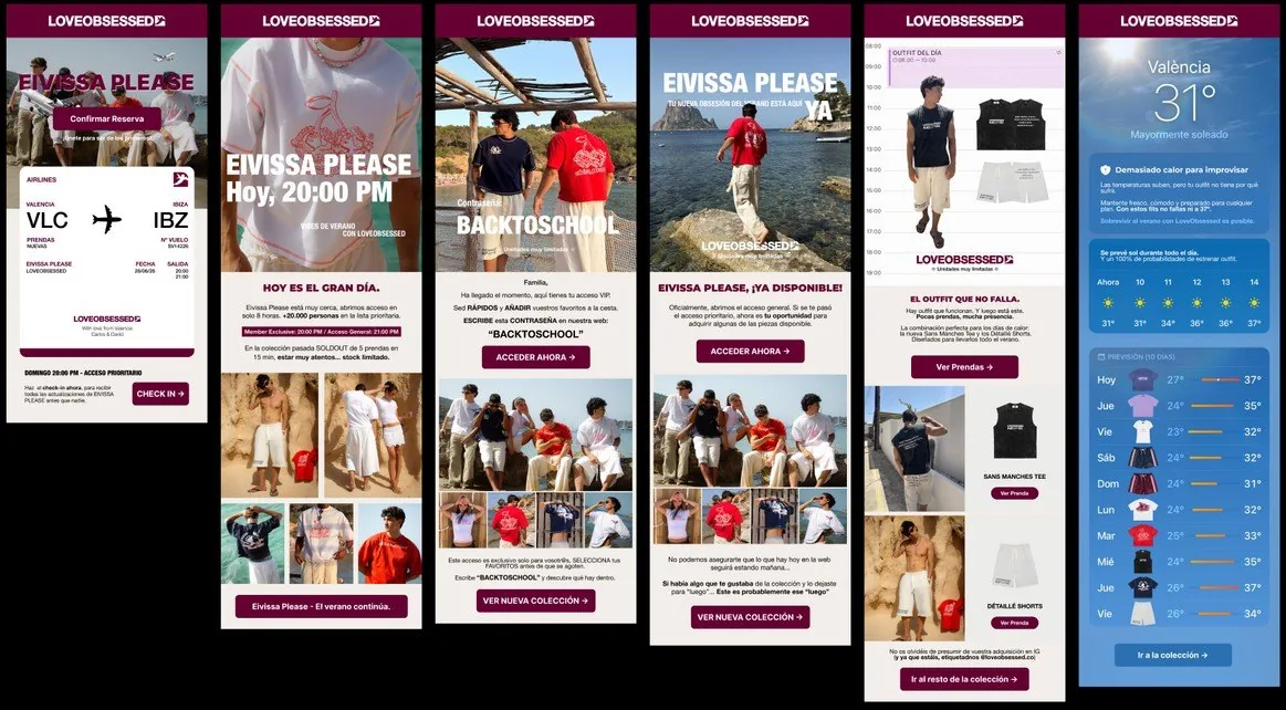 Emails de Love Obsessed