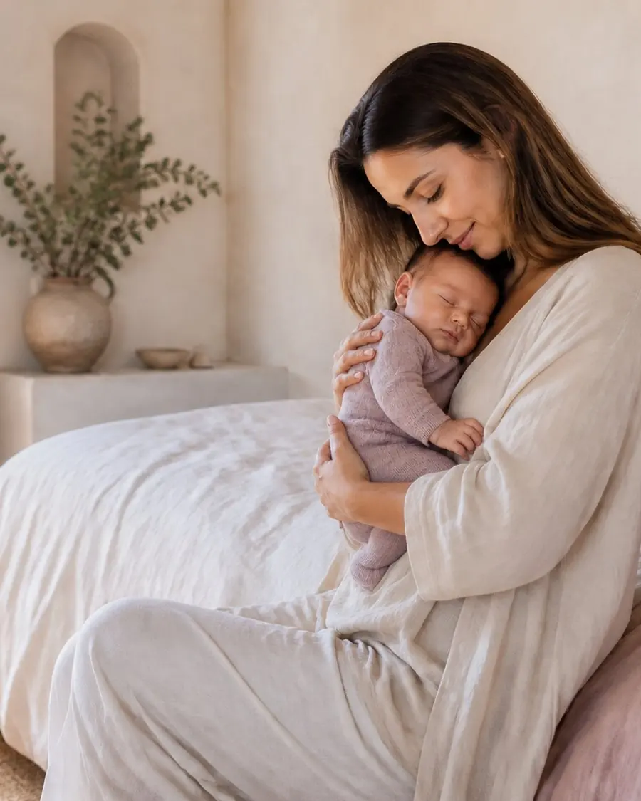 Madre con su bebé