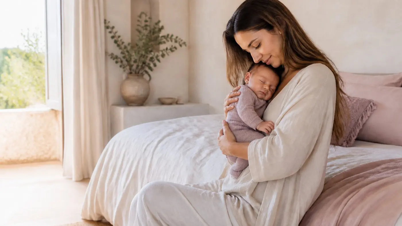 Madre con su bebé, imagen de Starlit Baby